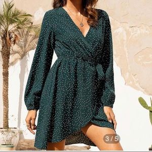 Green Polka Dot Dress